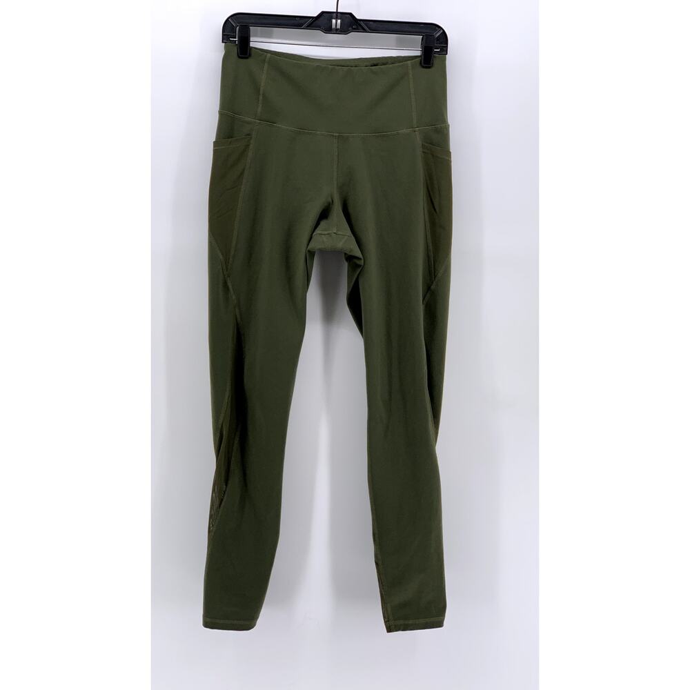 OLD NAVY ACTIVE Women's Go Dry Olive Sports Exercise Elevate Legging SZ M